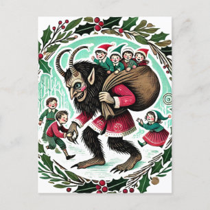 Krampus Christmas                                  Holiday Postcard