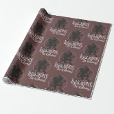 Krampus Who's Naughty Christmas Gift Wrap Paper | Premium Kraft Wrapping Paper Roll
