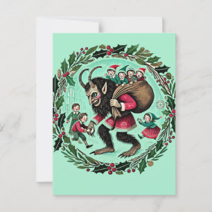 Krampus Christmas                                  Postcard