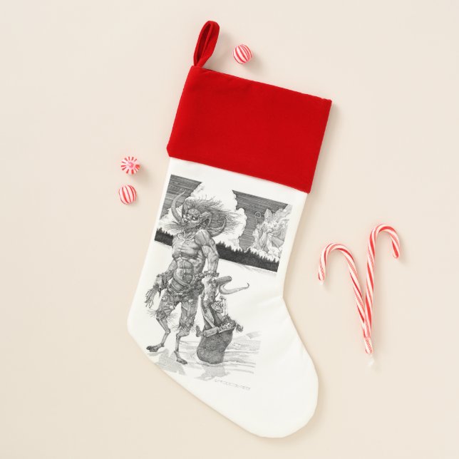 Krampus Christmas Stocking (Front)