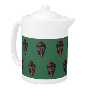 Krampus Christmas Teapot