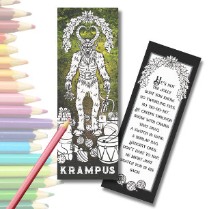 Krampus COLOR IT Bookmarks