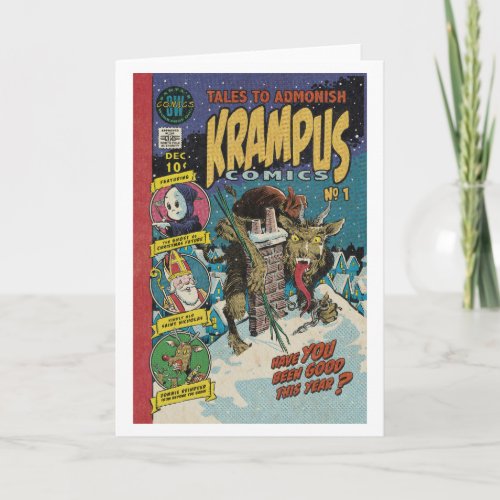 Krampus Comics Card
