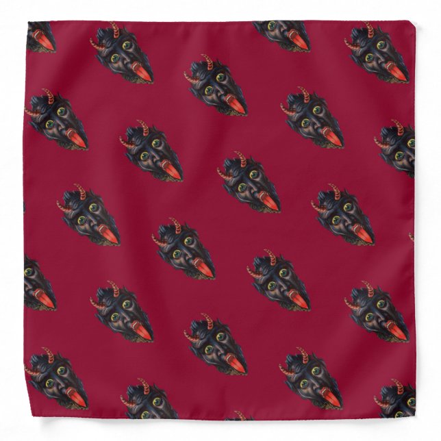 Krampus Dog Bandana (Front)