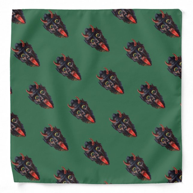 Krampus Dog Bandana (Front)