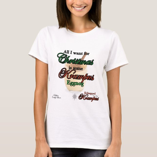 Krampus Eggnog T-Shirt (Front)