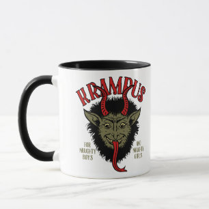 Krampus Face Naughty Mug