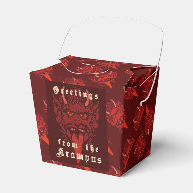 Krampus Favor Box (Front Side)