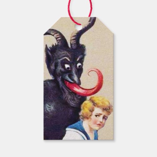 Krampus Gift Tags