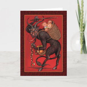 Krampus Greeting Card