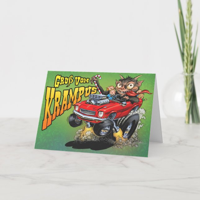 Krampus Greeting Card (Front)