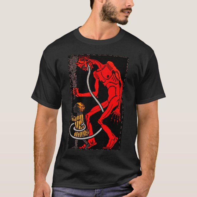 Krampus has a long tongue! T-Shirt (Front)