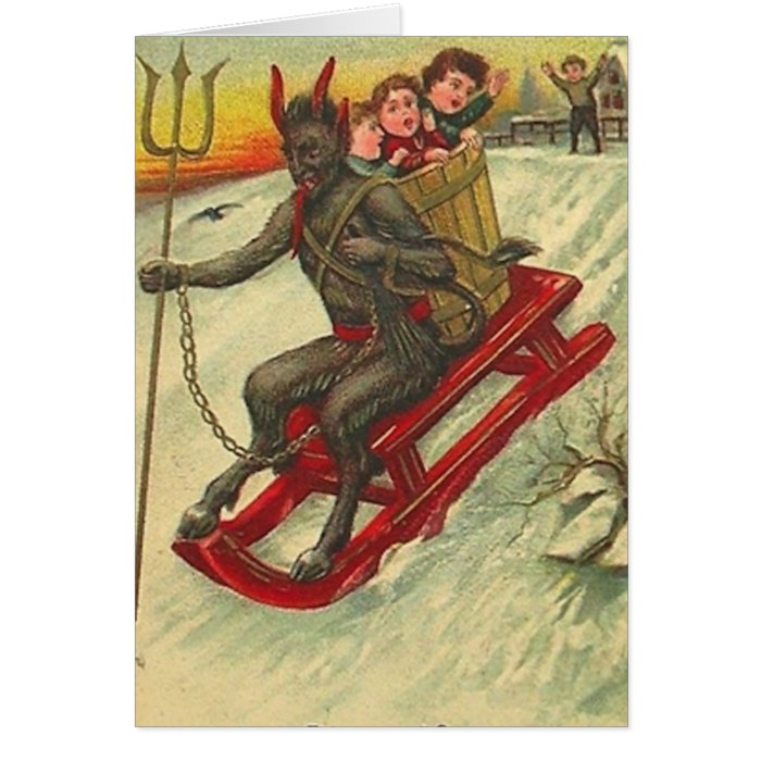 Krampus & His Trident Cards