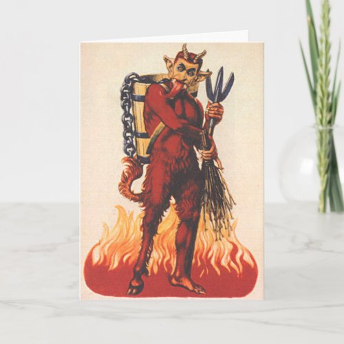 Krampus Holiday Card