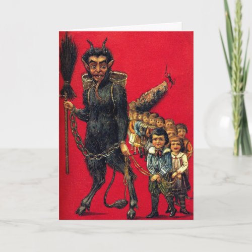 Krampus Holiday Card