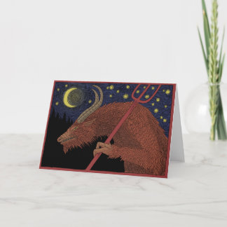 Krampus Holiday Card