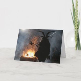 Krampus Holiday Card