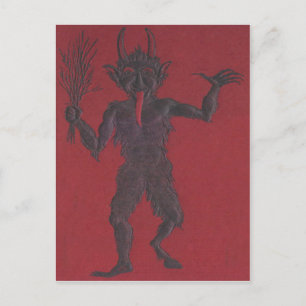 Krampus Holiday Postcard