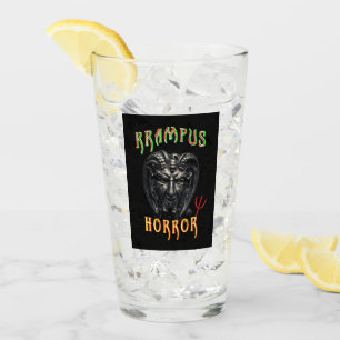 Krampus Horror Glass