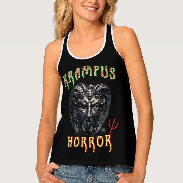 Krampus Horror Tank Top (Front)