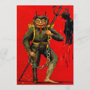Krampus Invitation