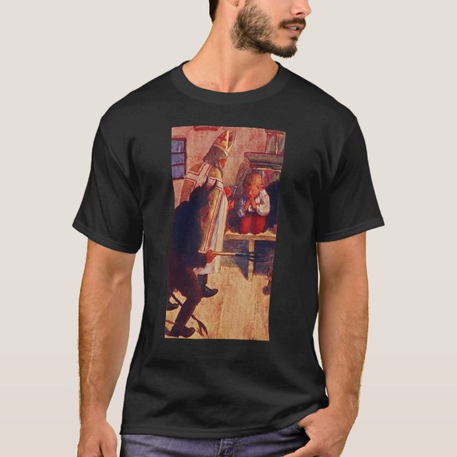 Krampus Is Coming To Town - Christmas Demon - Merr T-Shirt (Front)