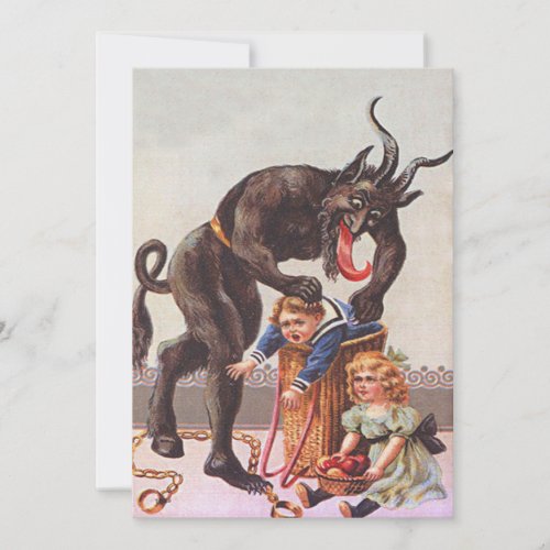 Krampus Kidnapping Children