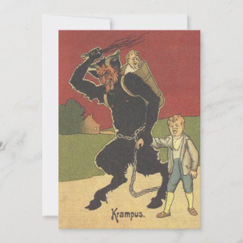 Krampus Kidnapping Children