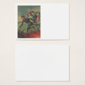 Krampus Kidnapping Children (Front & Back)