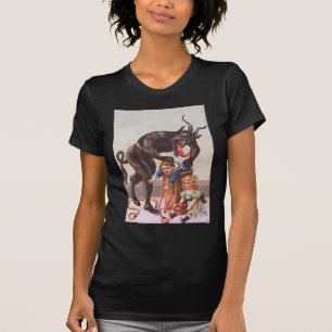 Krampus Kidnapping Children T-Shirt