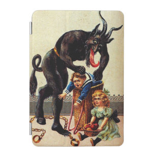 Krampus Kids in Basket Christmas Holiday Xmas iPad Mini Cover