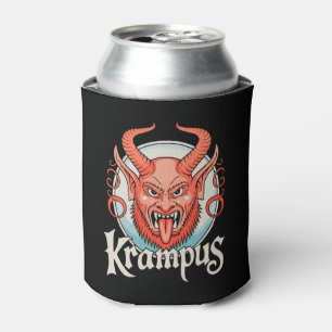 Krampus Kramperl Perchten Christmas Santa Demon Can Cooler