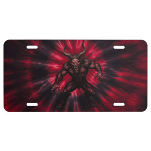 Krampus License Plate