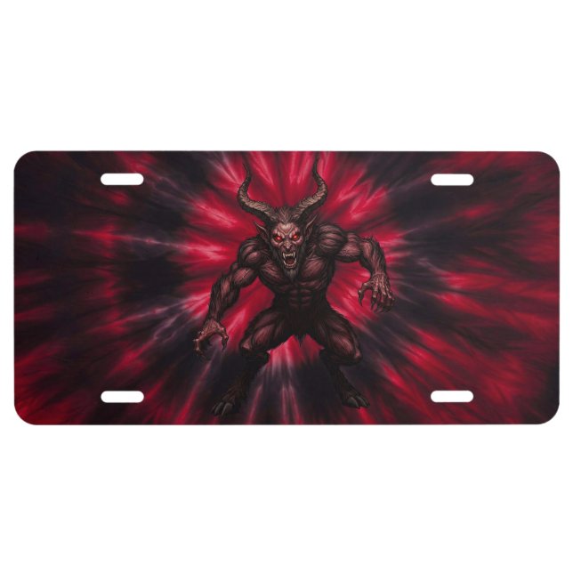 Krampus License Plate (Front)