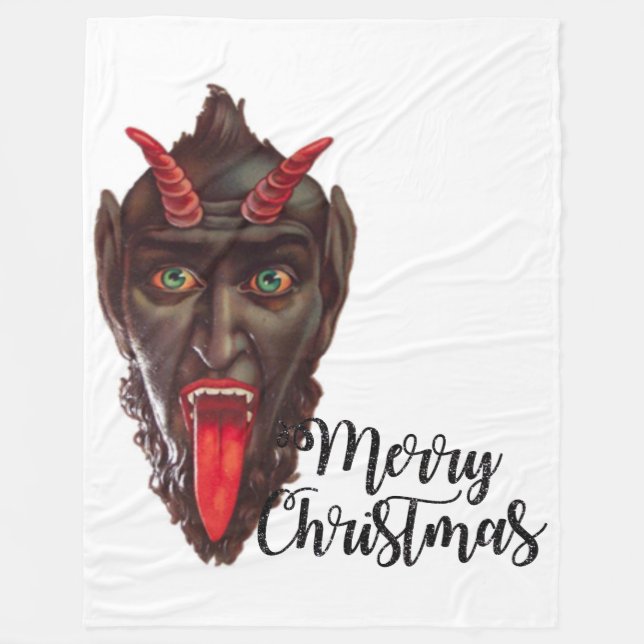 krampus merry christmas blanket (Front)