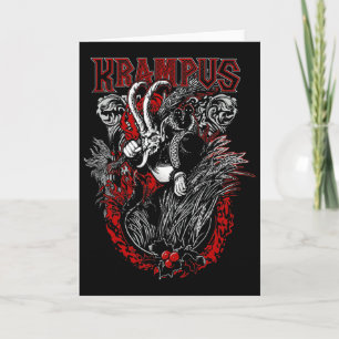 Krampus Merry Christmas Holiday Chrismas Horror Xm Card
