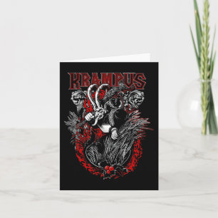 Krampus Merry Christmas Holiday Chrismas Horror Xm Card