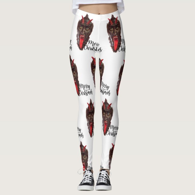 krampus merry christmas leggings (Front)
