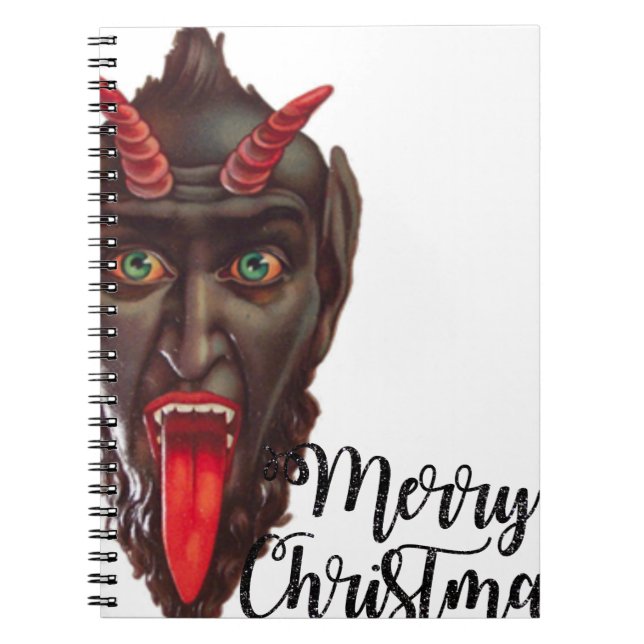 krampus merry christmas notebook (Front)