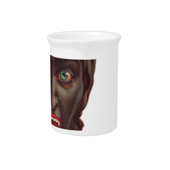 krampus merry christmas pitcher (Front)