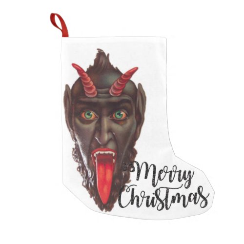 krampus merry christmas stocking