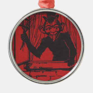 Krampus Metal Ornament