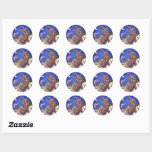 KRAMPUS & NAUGHTY CHILDREN, SCARY CHRISTMAS STORY  CLASSIC ROUND STICKER<br><div class="desc">IF YOU'RE NAUGHTY,  WATCH OUT FOR THE KRAMPUS.  HOLIDAY STICKERS  *Customize ... . Look For Matching Items Susan Brack Designs</div>