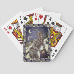 KRAMPUS & NAUGHTY CHILDREN, SCARY CHRISTMAS STORY POKER CARDS
