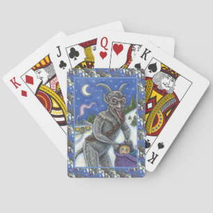 KRAMPUS & NAUGHTY CHILDREN, SCARY CHRISTMAS STORY POKER CARDS