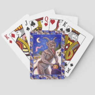 KRAMPUS & NAUGHTY CHILDREN, SCARY CHRISTMAS STORY POKER CARDS