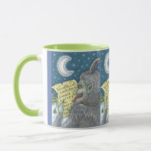 KRAMPUS NAUGHTY LIST Christmas MUG Combo Customize
