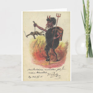 Krampus Note Card