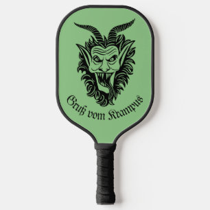 Krampus Pattern Pickleball Paddle