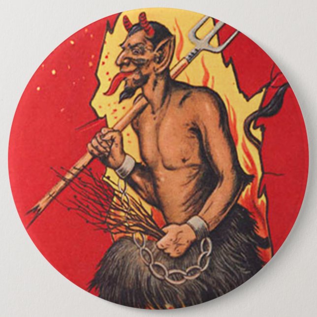 Krampus Pitchfork Switch Button (Front)